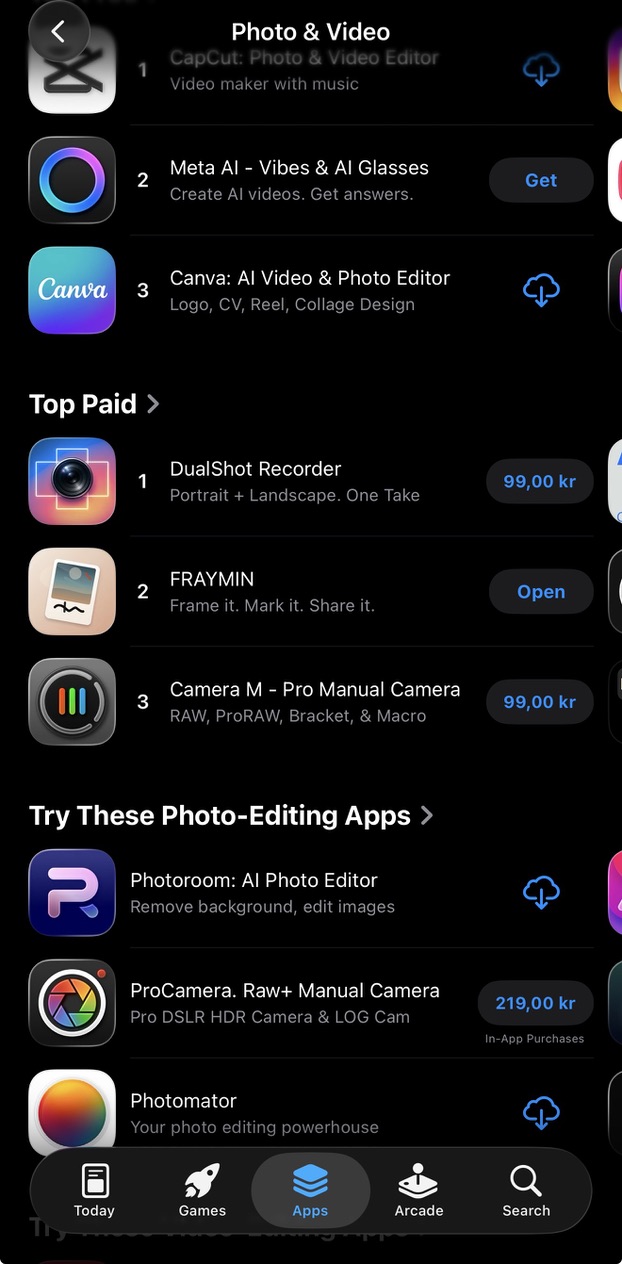 FRAYMIN #2 in Photo & Video on the App Store